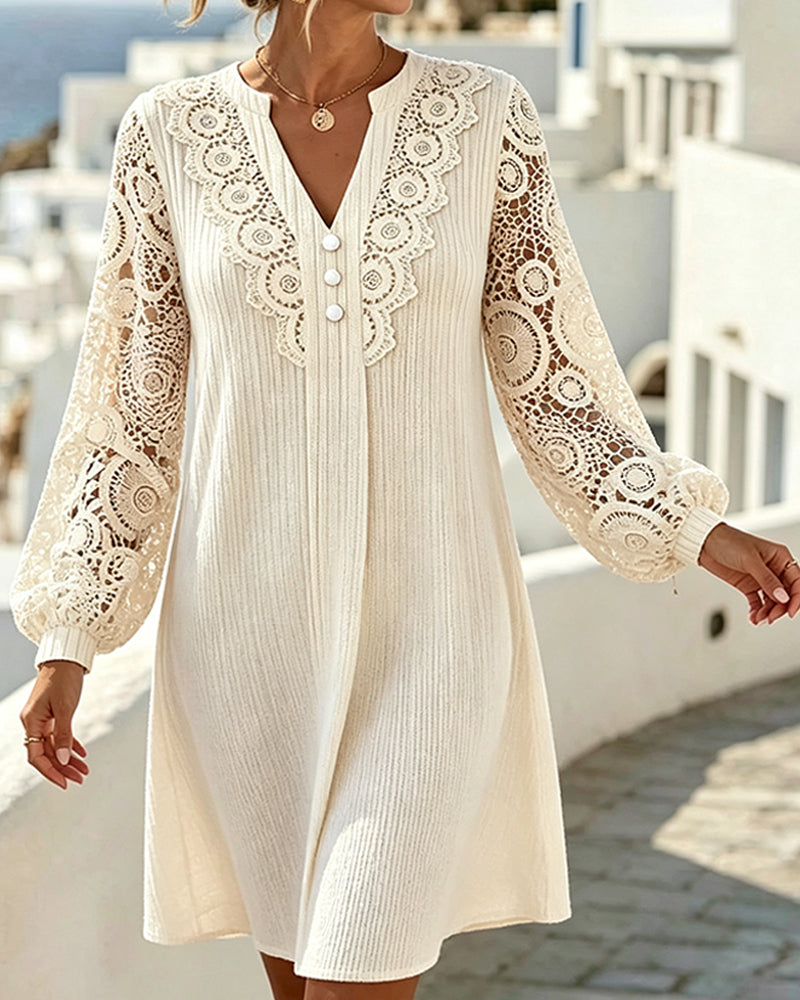 Robe Manche Lanterne Manche Longue