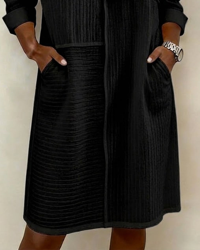 Robe Texturée Shift