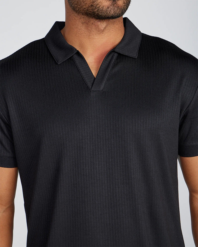 T-Shirt Col Polo Manche Courte Homme