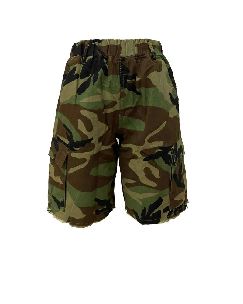 Short Sport Camouflage Cargo