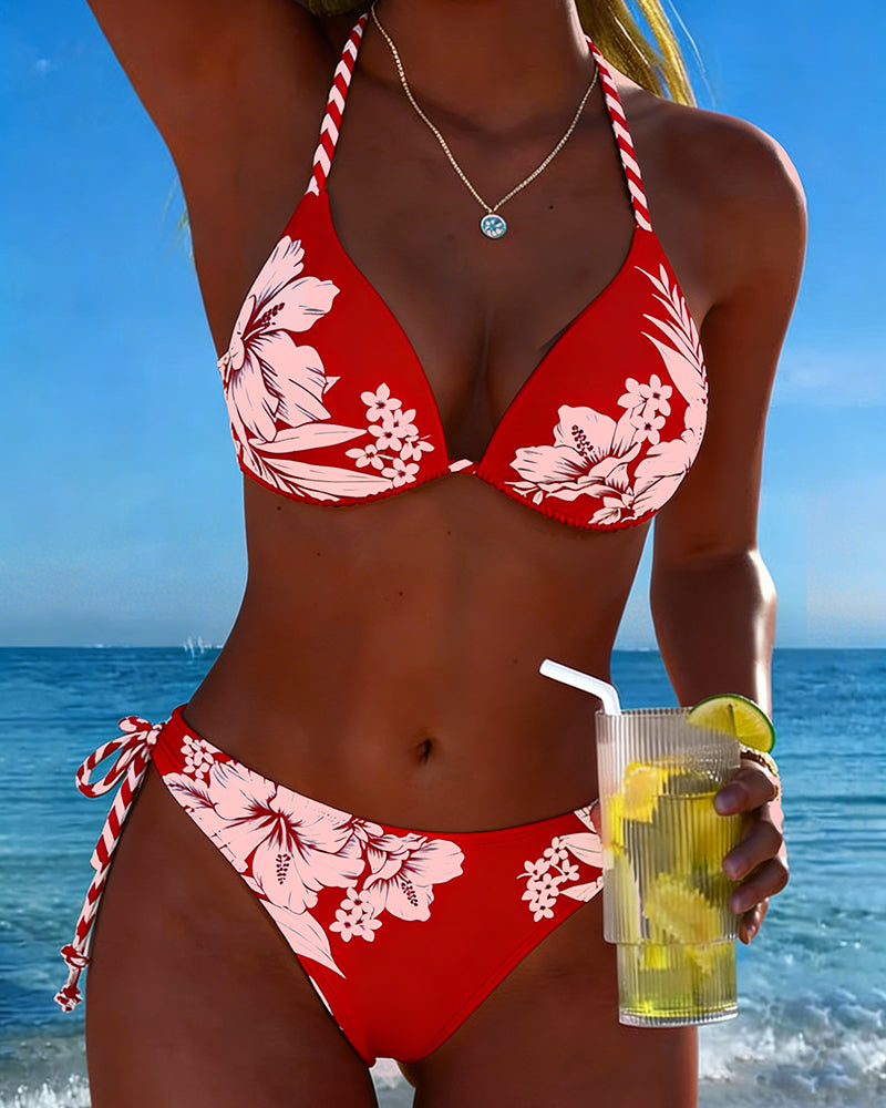 Bikini Simple Sexy Halter Encolure