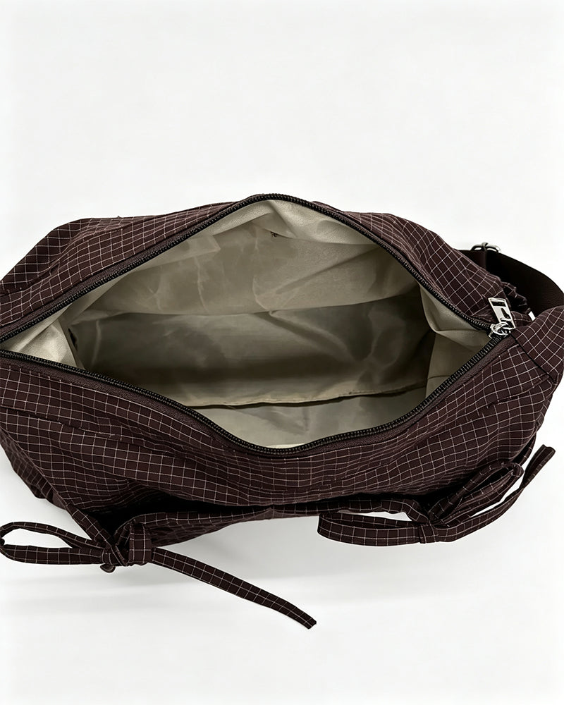 Sac Nœud Carreau Crossbody