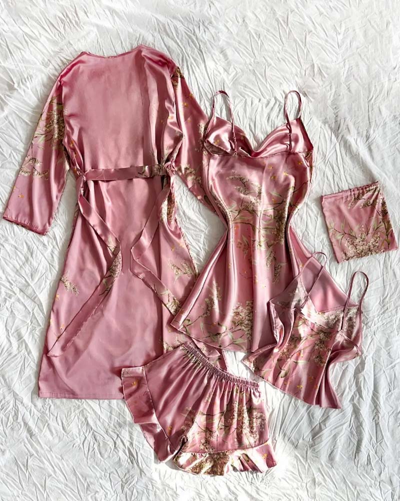 Ensemble Loungewear Imprimé Décontracté