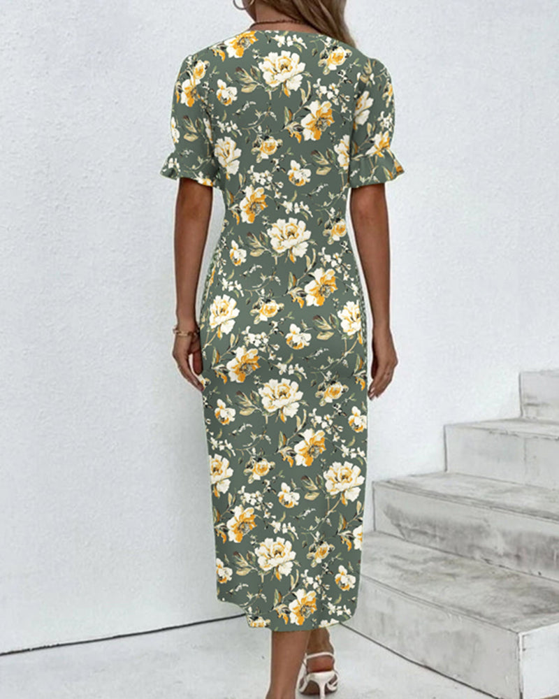 Robe En V Élégante Navetteur