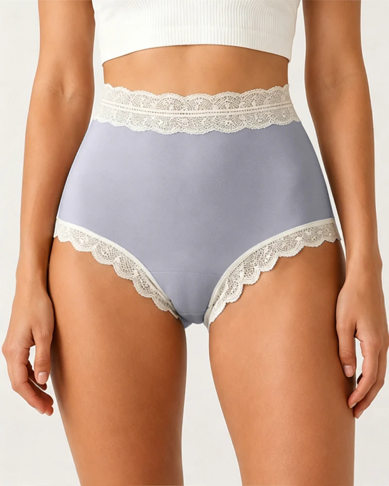 Lingerie Taille Haute Contrôle Du Ventre Sans Couture Dentelle