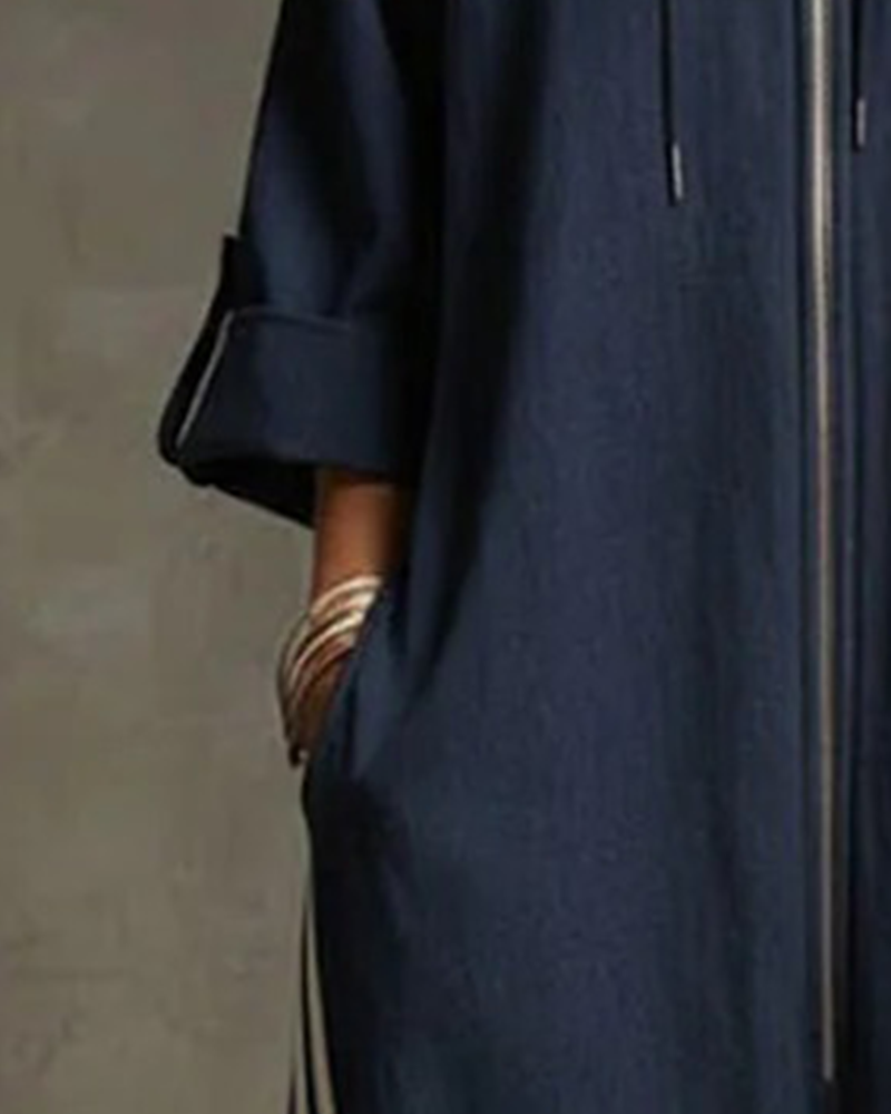 Combinaison Rayé Sportif Fermeture Éclair