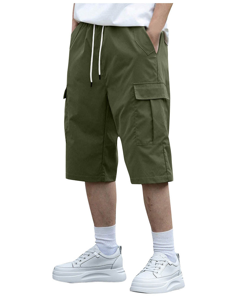 Pantalon Hommes Décontracté Droit