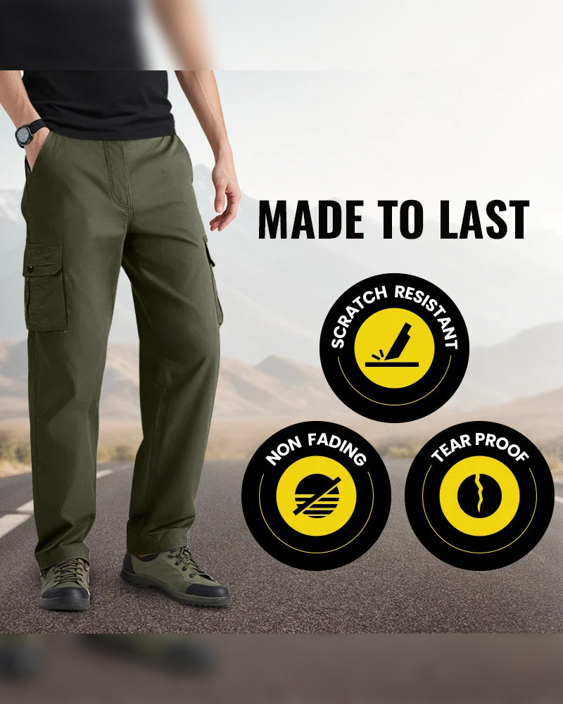 Pantalon Hommes Décontracté Durable Cargo