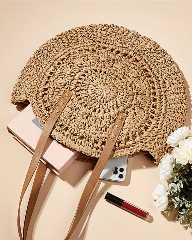 Sac Paille Tressée À La Main