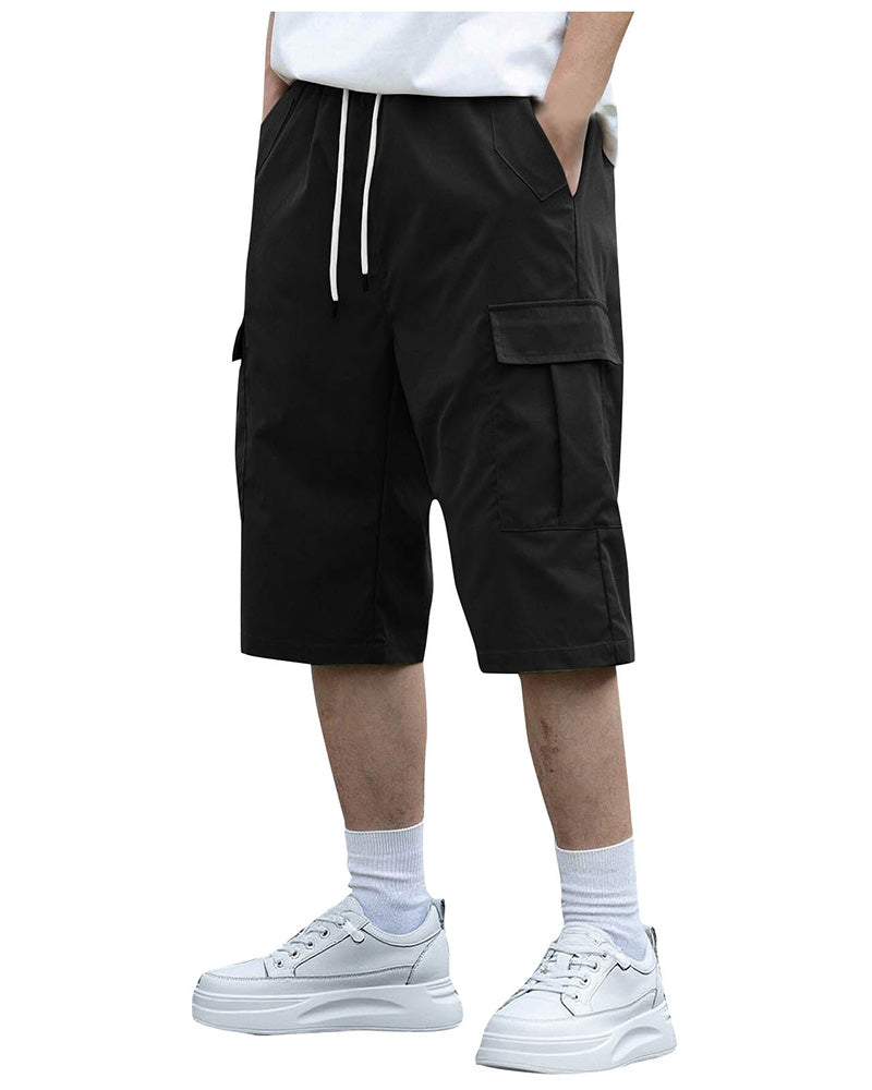 Pantalon Hommes Décontracté Droit