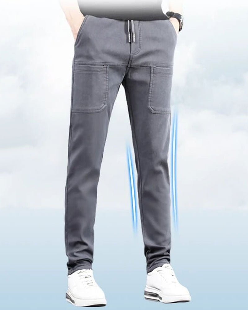 Pantalon Stretch Élevé Multi-Poche Durable Cargo
