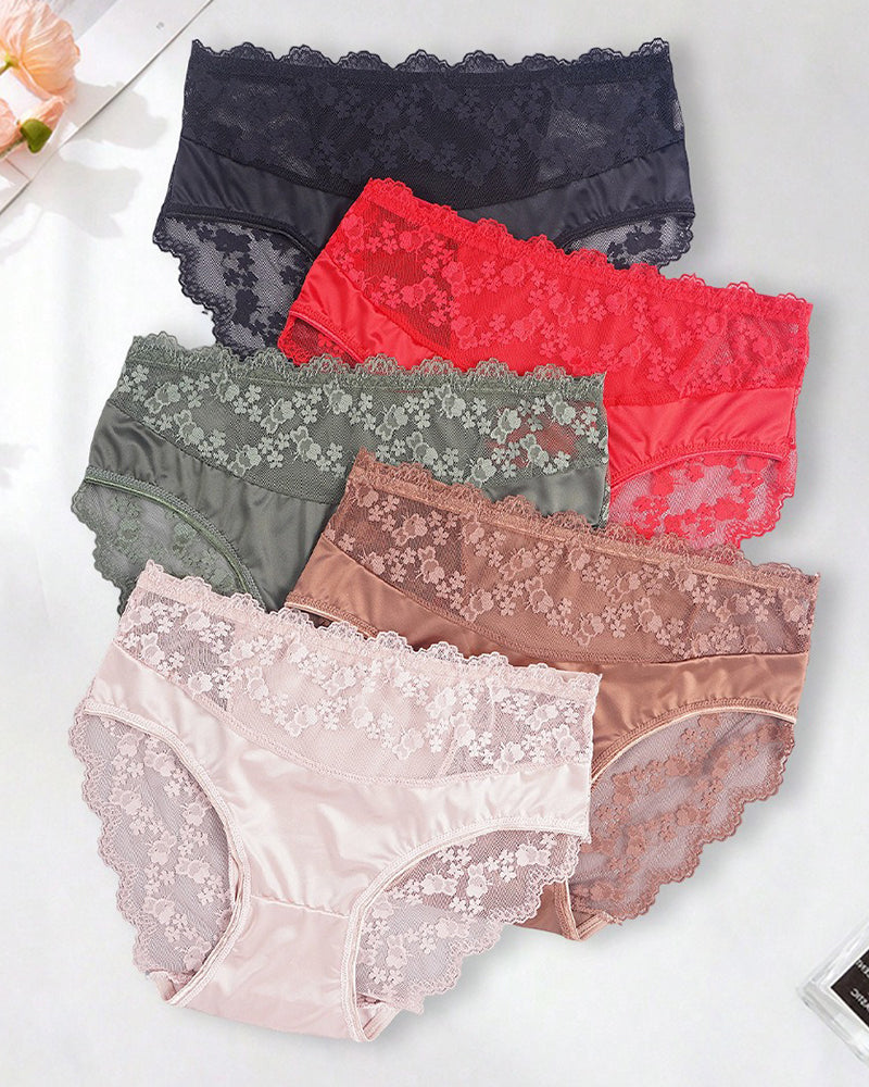 Culotte Uni Dentelle