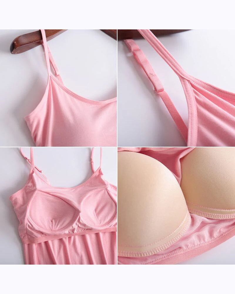 Camisole avec soutien-gorge intégré