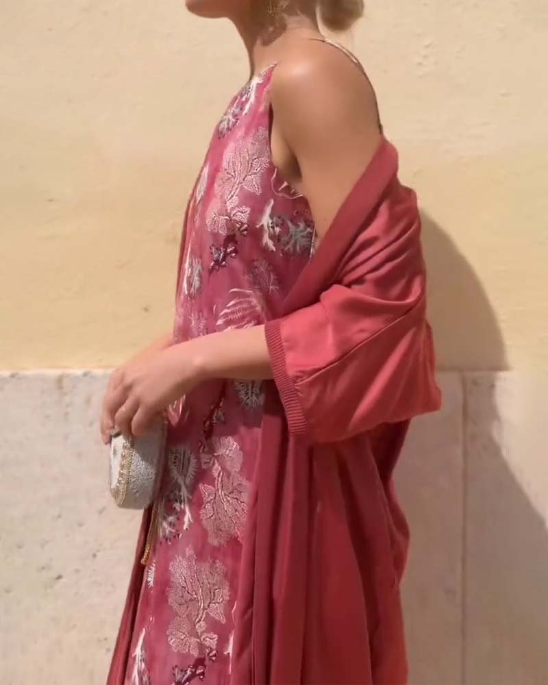 Ensemble Sans Manches Robe Maxi + Cardigan Assorti