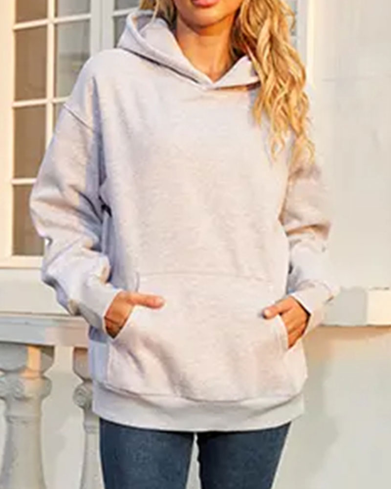 Hoodie À Capuche Décontracté Pullover