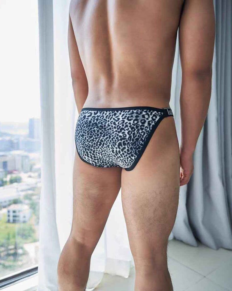 String Homme À Imprimé Léopard