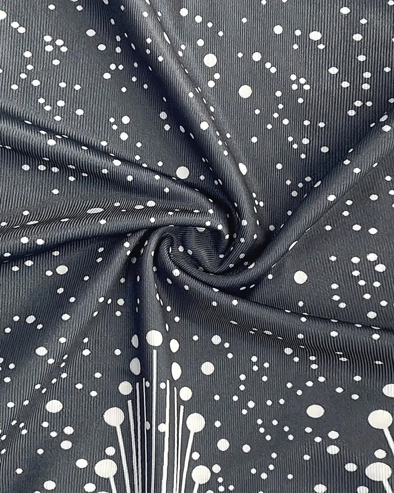 Robe Sans Manches Col V Imprimée