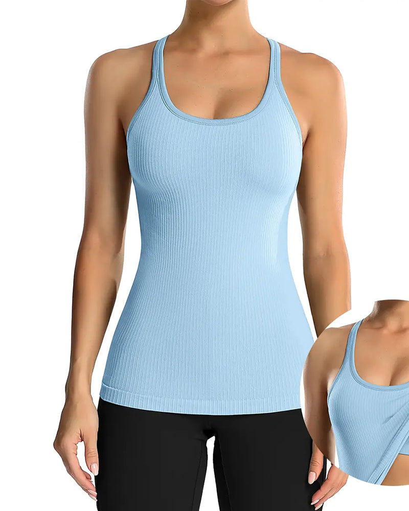 Débardeur Avec Soutien-Gorge Intégré Et Dos Nageur