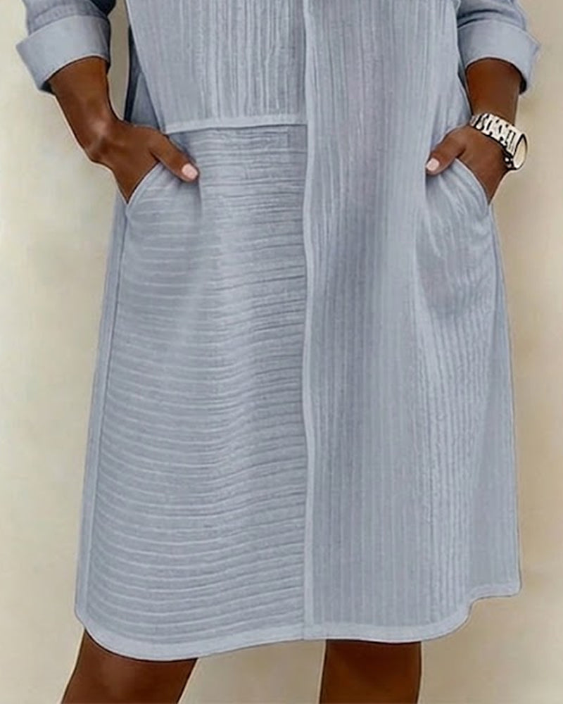 Robe Texturée Shift