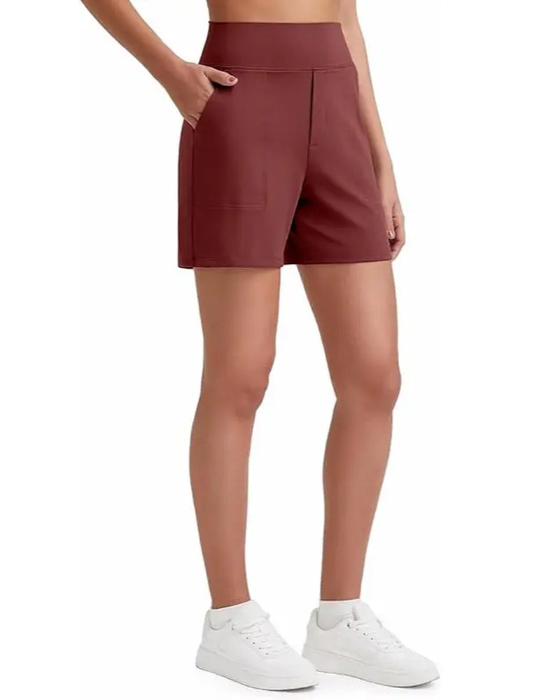 Shorts Taille Haute Athlétique Course