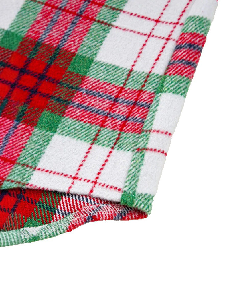Manteau À Carreaux Laine Chemise Décontractée