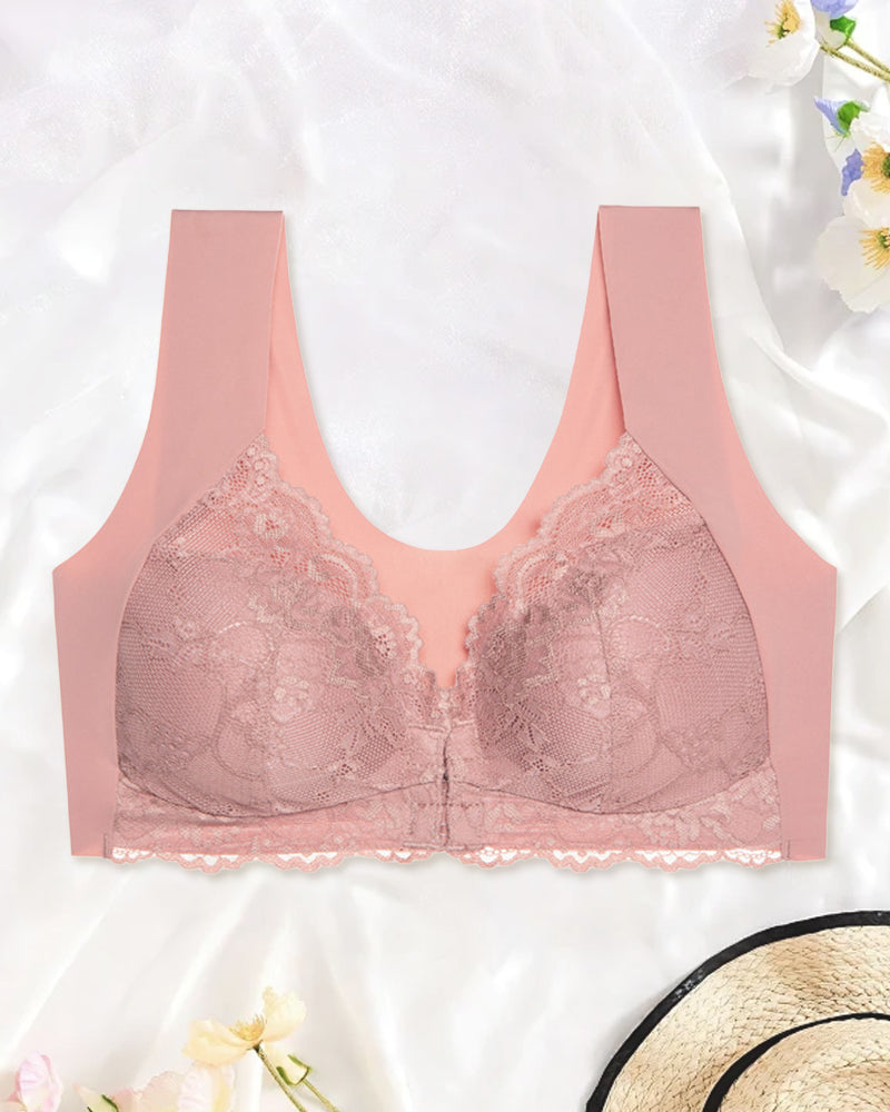 Soutien-Gorge Sans Couture Push Up Dentelle