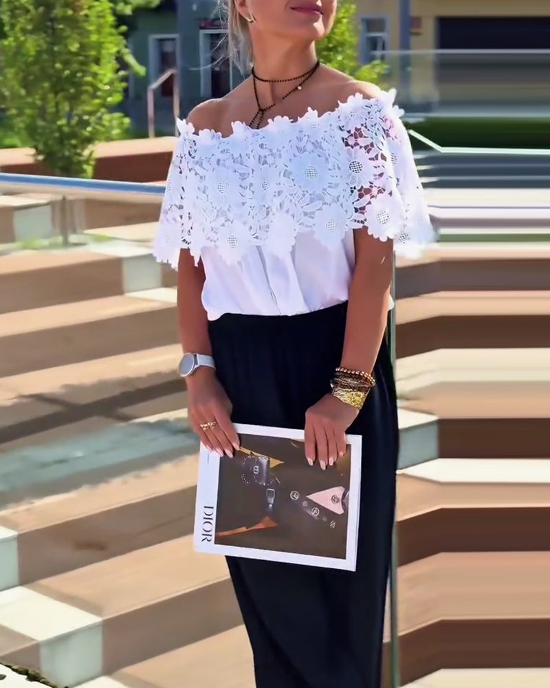 Blouse Dentelle Design Mode