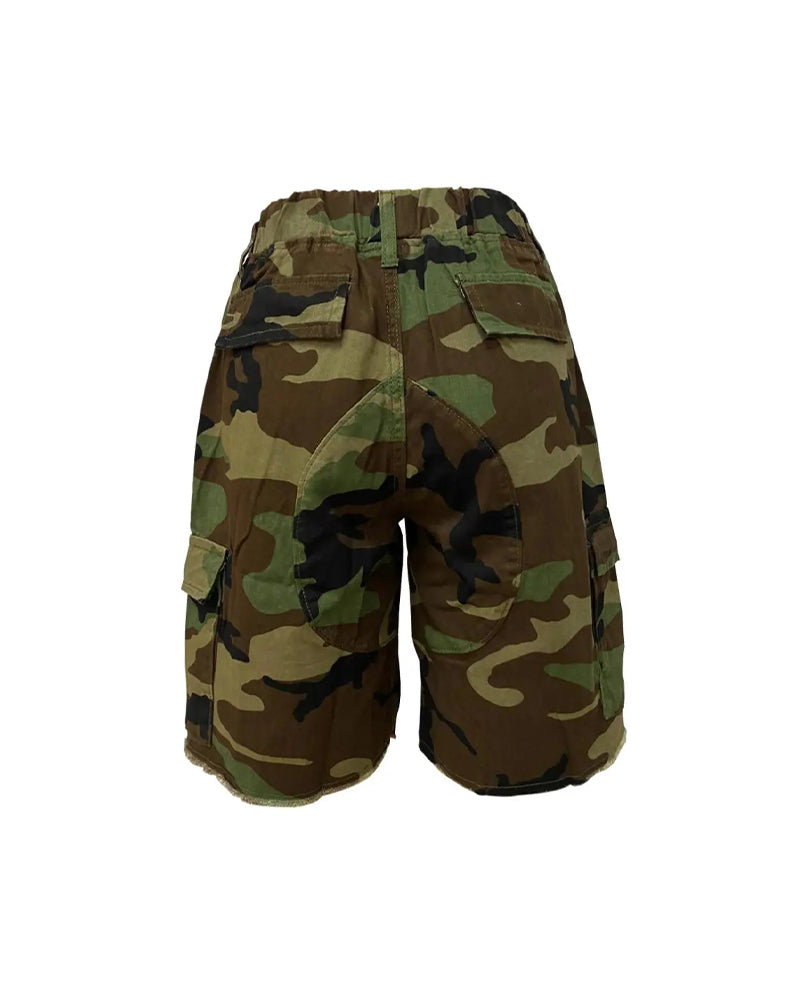 Short Sport Camouflage Cargo