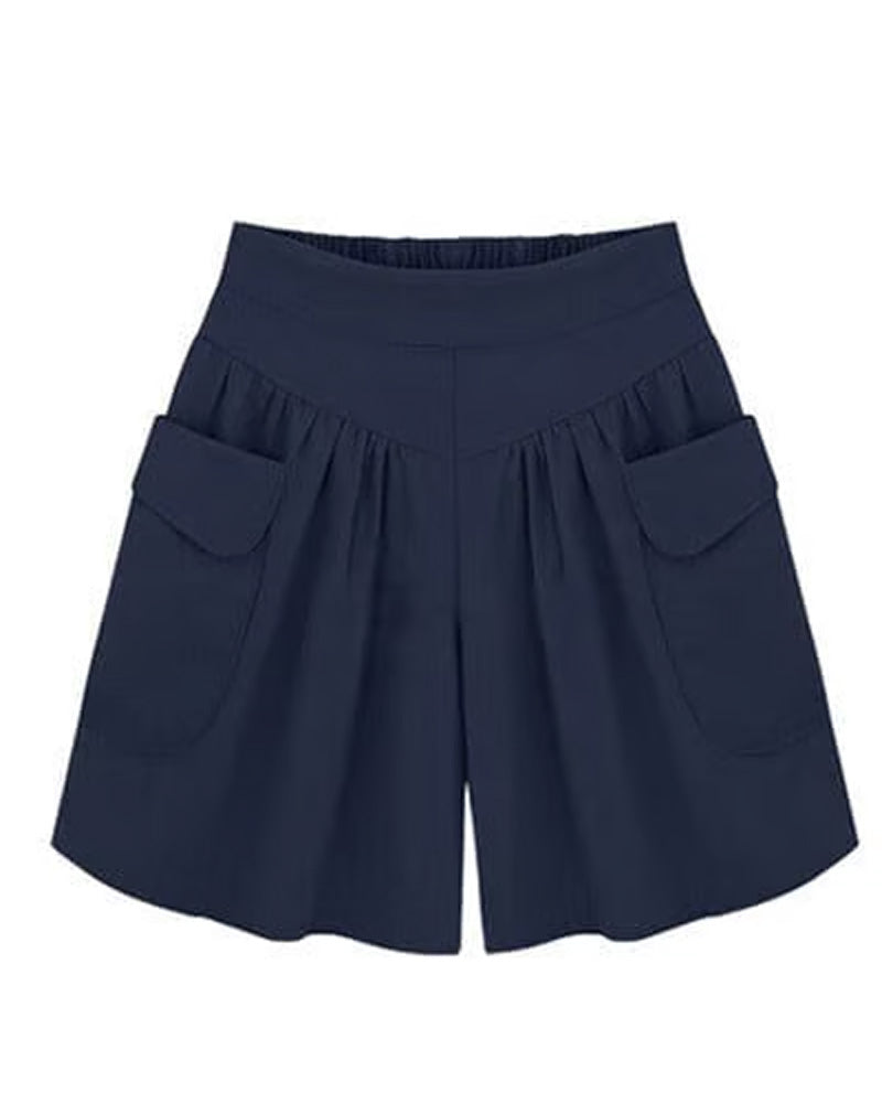 Shorts Amples Taille Haute Affinant