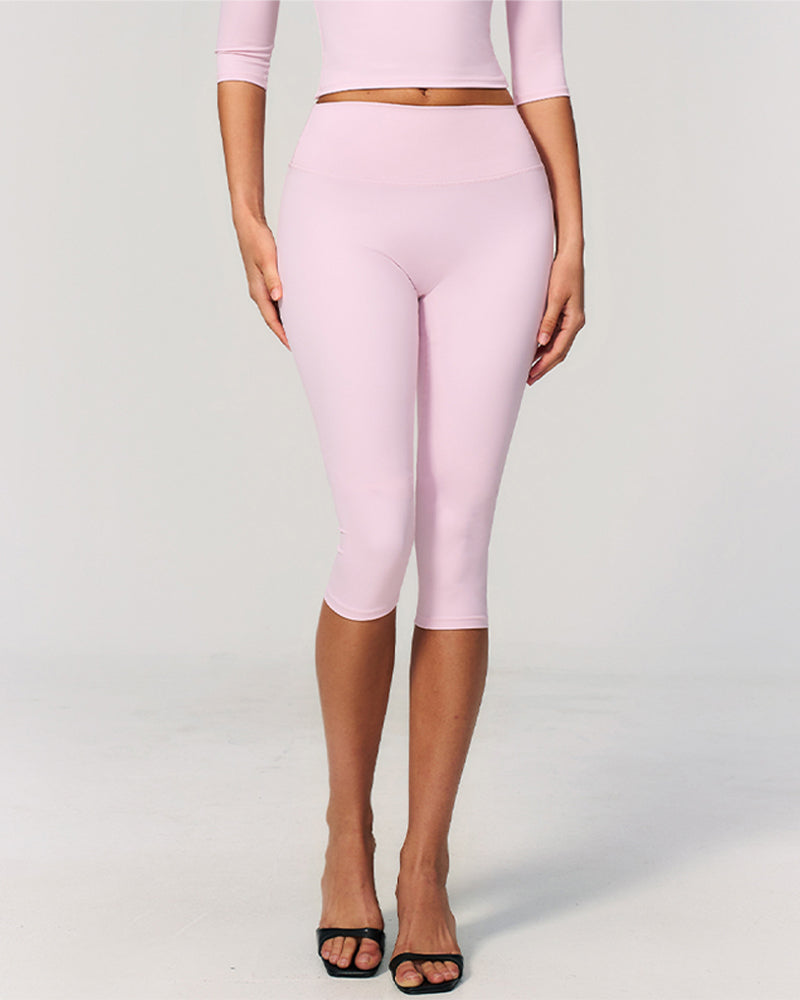 Leggings Yoga Taille Haute Mi-Longue