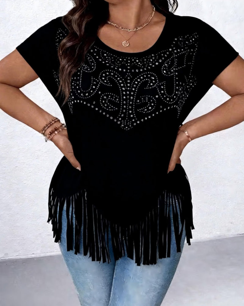T-Shirt Tassel Design Détail