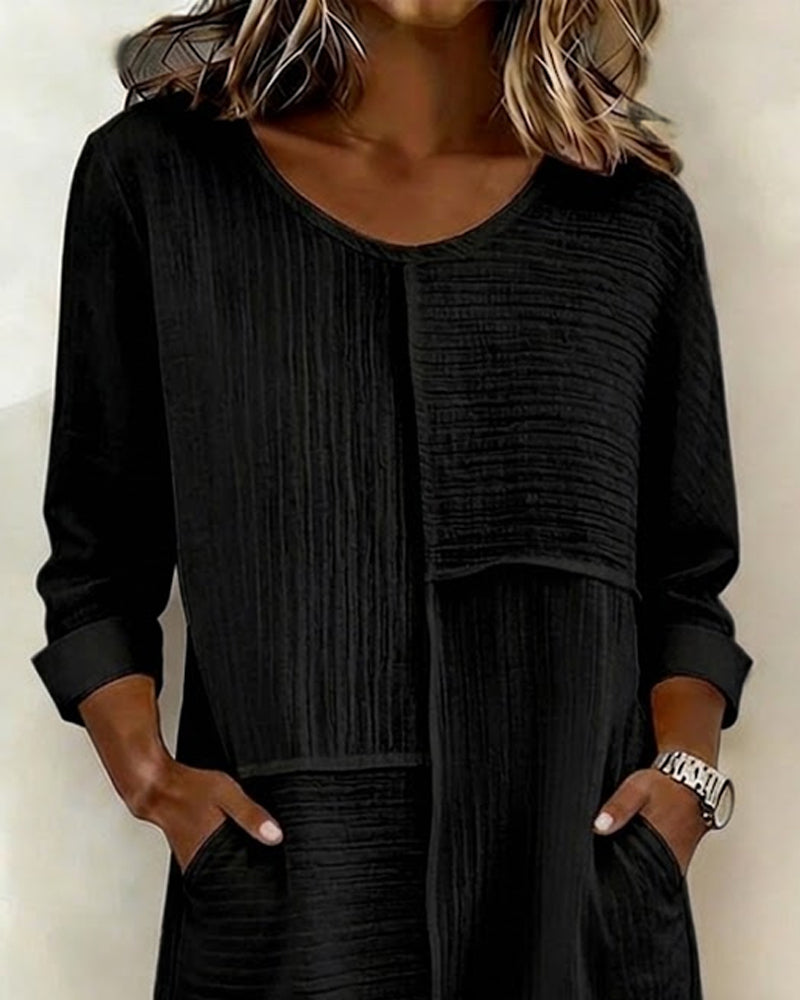 Robe Texturée Shift
