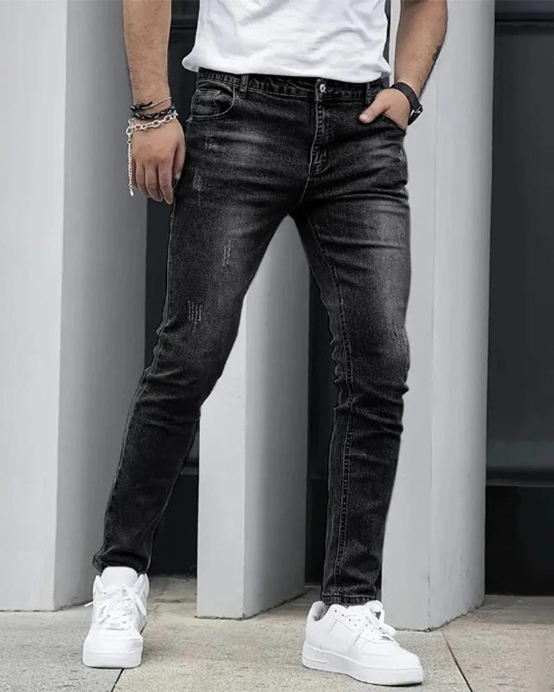 Jean Homme Décontracté Uni