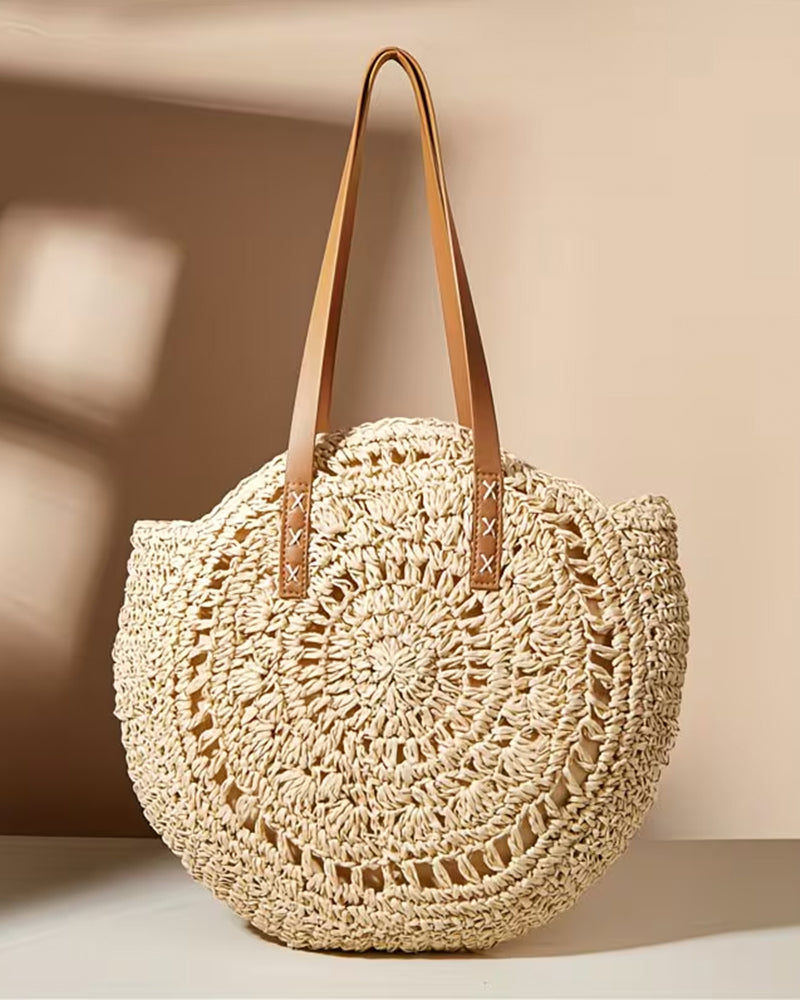 Sac Paille Tressée À La Main