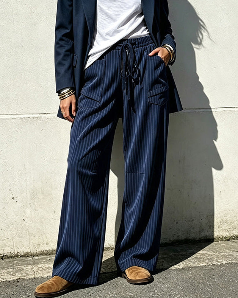 Pantalon Poche Cordon Long