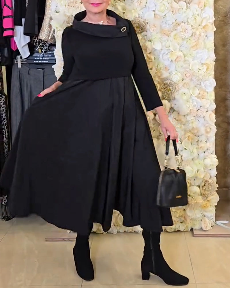 Robe Tendance Street Uni A-Ligne