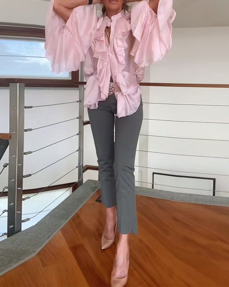 Blouse à la Mode à Volants