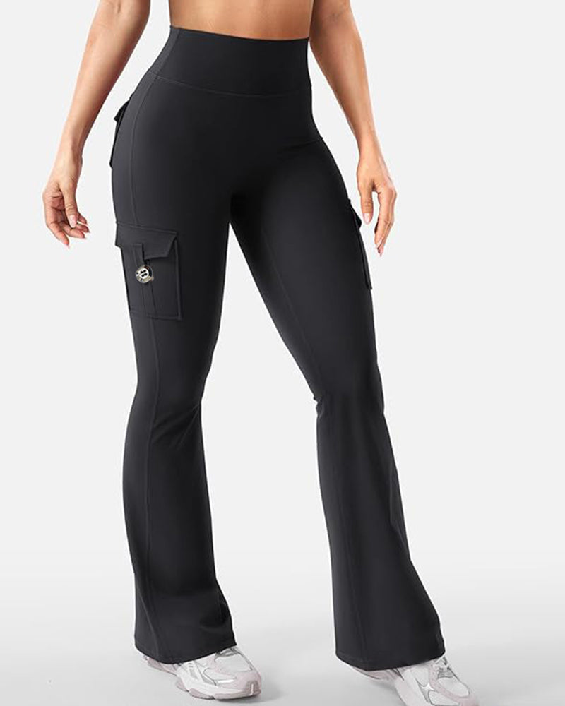 Pantalon Mode Yoga Évasé