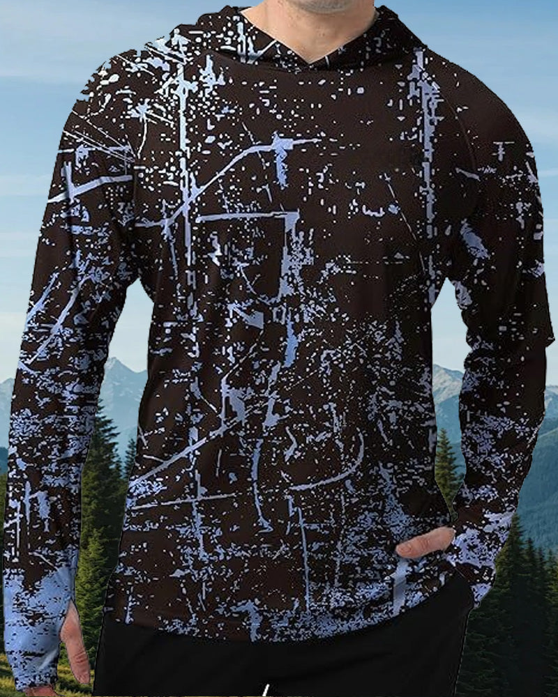 Haut Homme Manches Longues Imprimé