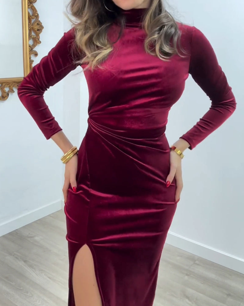 Robe décontractée à imprimé motif abstrait