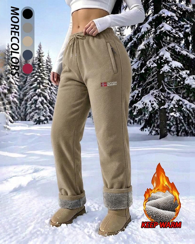 Pantalon Chaud Polaire Poche