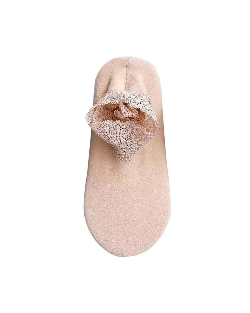 Nouvelles Chaussettes Chaudes Avec Dentelle à La Mode