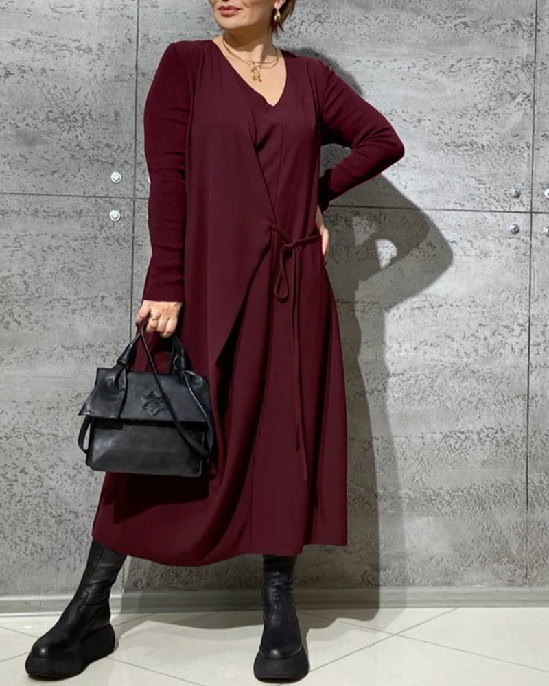 Robes aux couleurs unies et liens