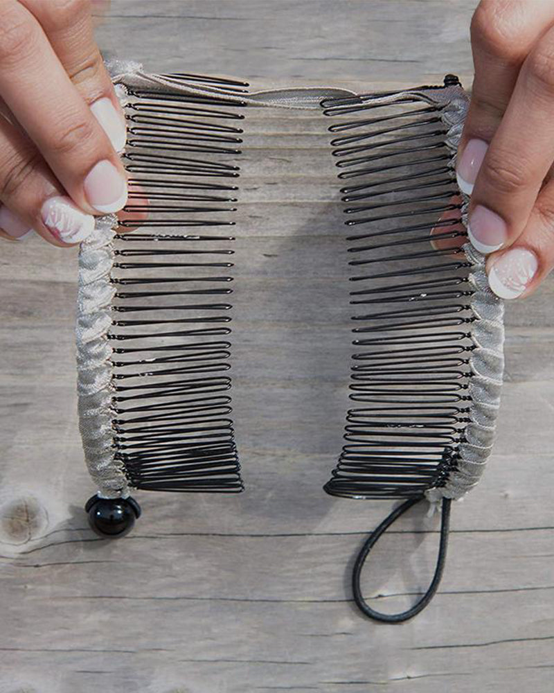 Barrette à cheveux banane rétro