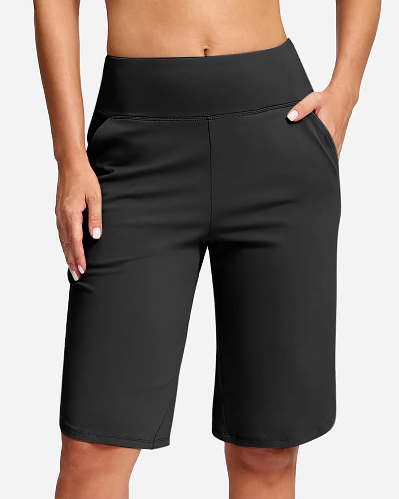 Pantalon À Taille Basse Unie Sport Décontracté