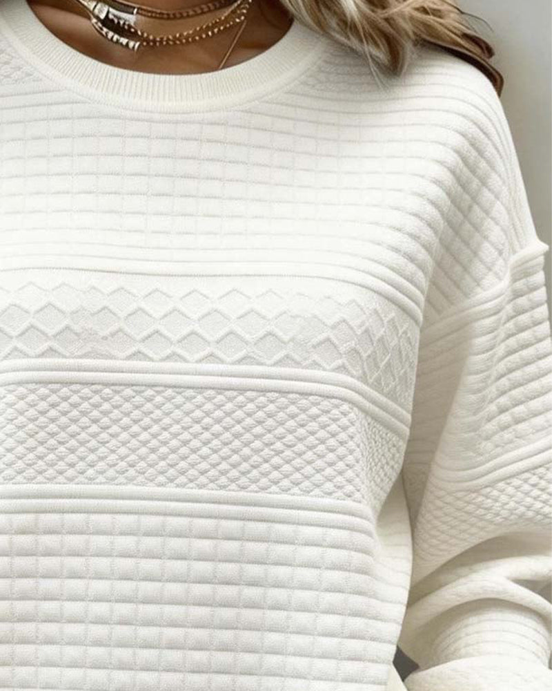 Sweat Twist Col Rond