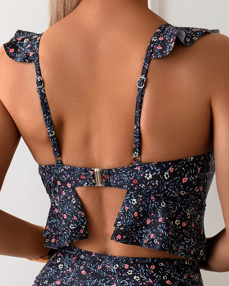 Bikini Petit Floral Volanté