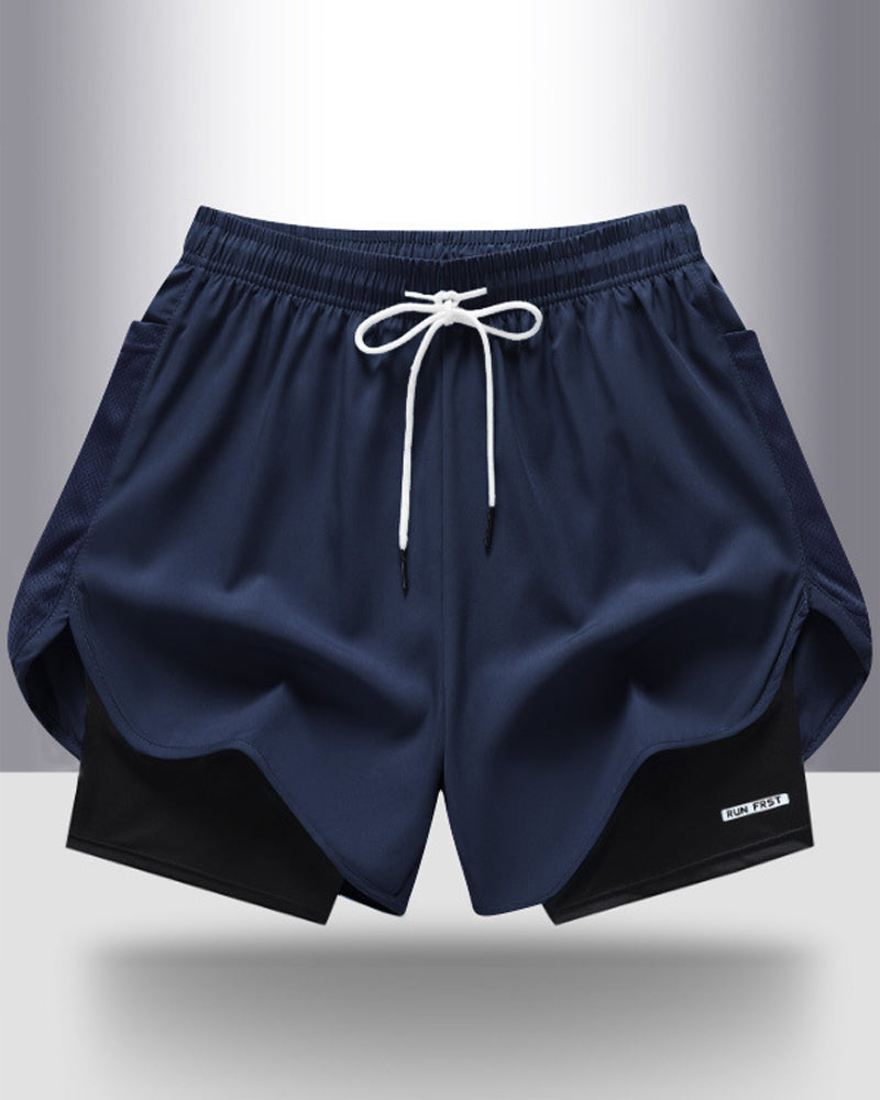 Shorts Respirant Séchage Rapide Double Couche