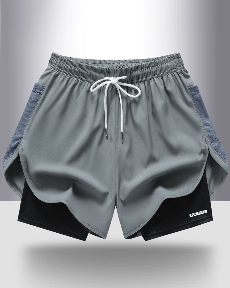 Shorts Respirant Séchage Rapide Double Couche