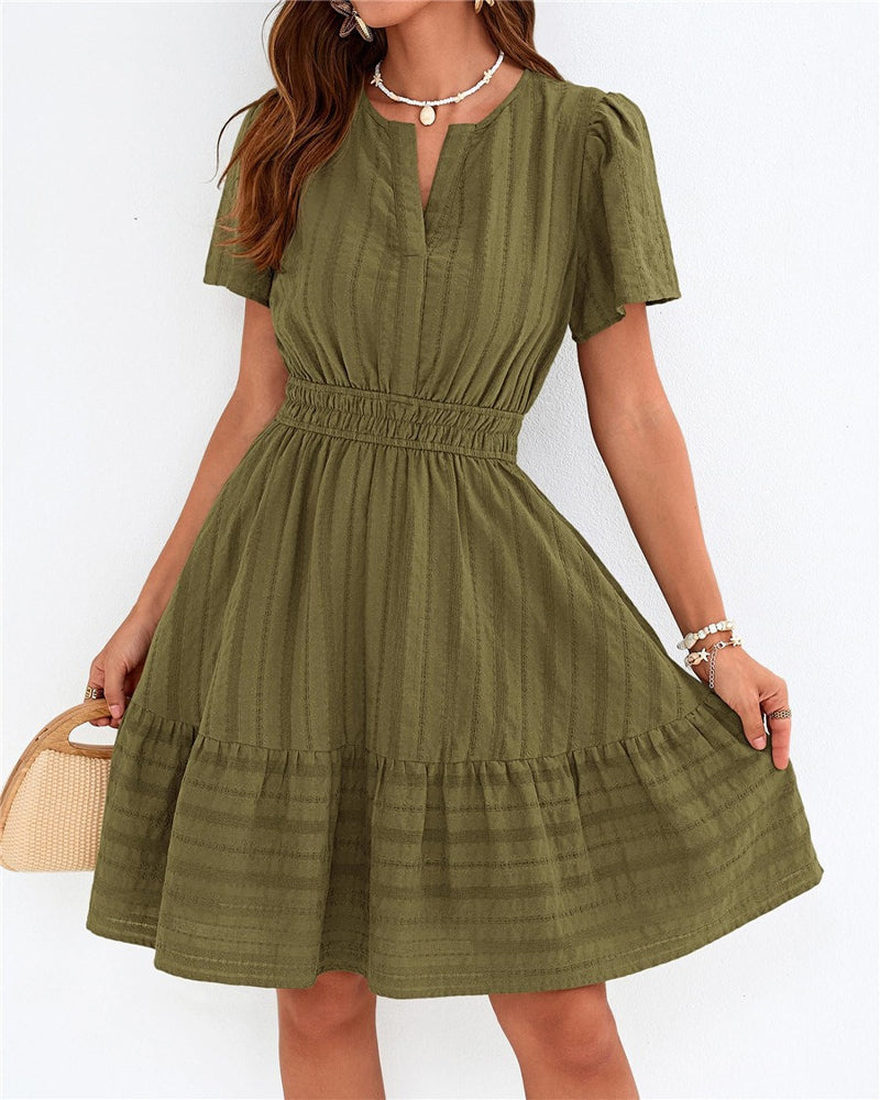 Robe Col V Coupe A